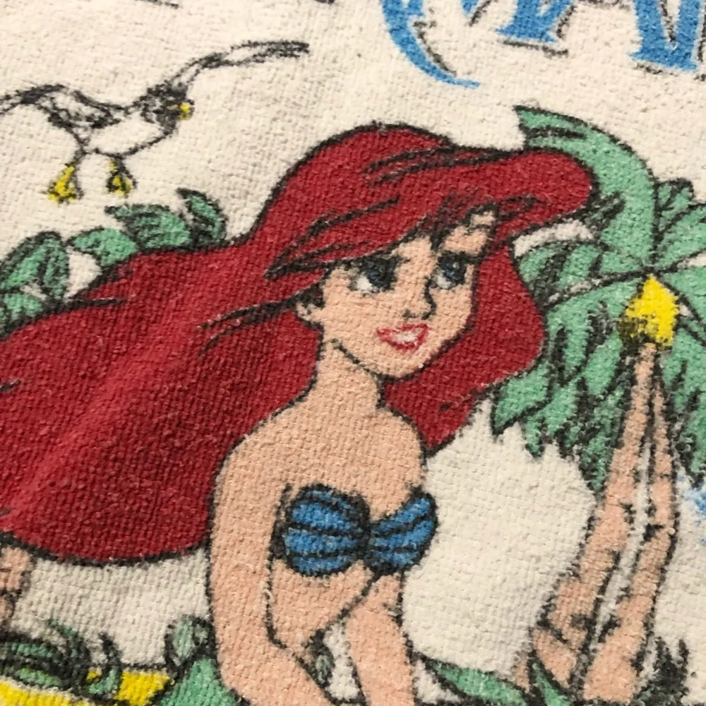 Vintage Cannon The Little Mermaid Disney Bath Beach Towel Child USA